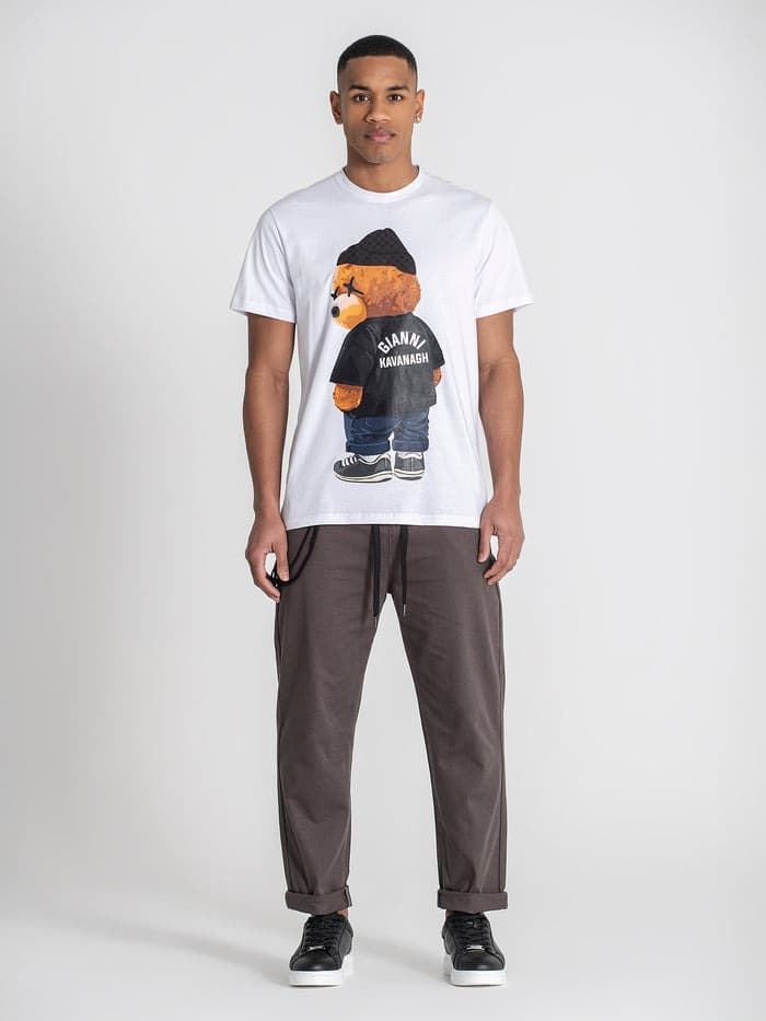 Camiseta GIANNI KAVANAGH GKM007154 WHITE LOOK BACK TEE white - Imagen 3