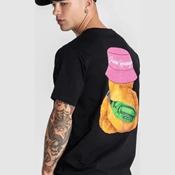 Camiseta GIANNI KAVANAGH GKM007556 Black Bear Tee Black - Imagen 2
