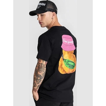 Camiseta GIANNI KAVANAGH GKM007556 Black Bear Tee Black - Imagen 2