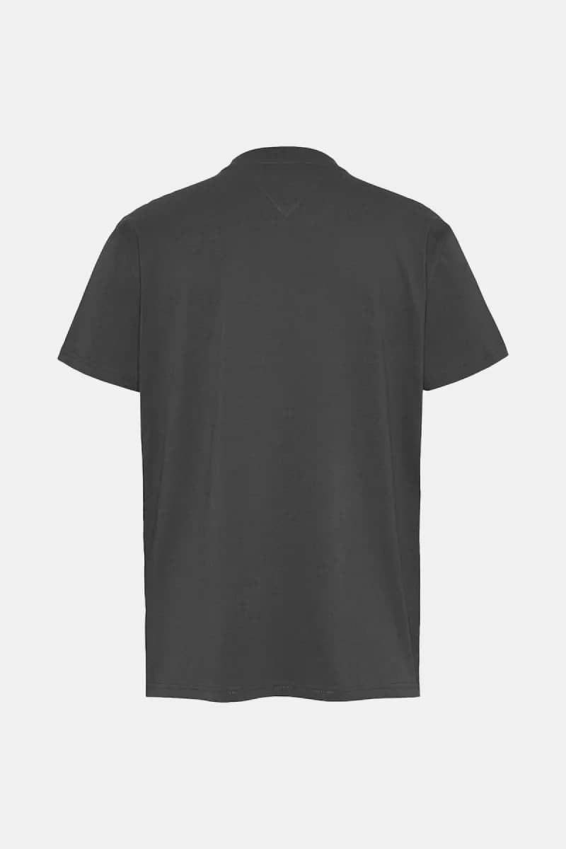 Camiseta Gris Oscuro Tommy Jeans Tjm Reg Linear Logo - Imagen 2