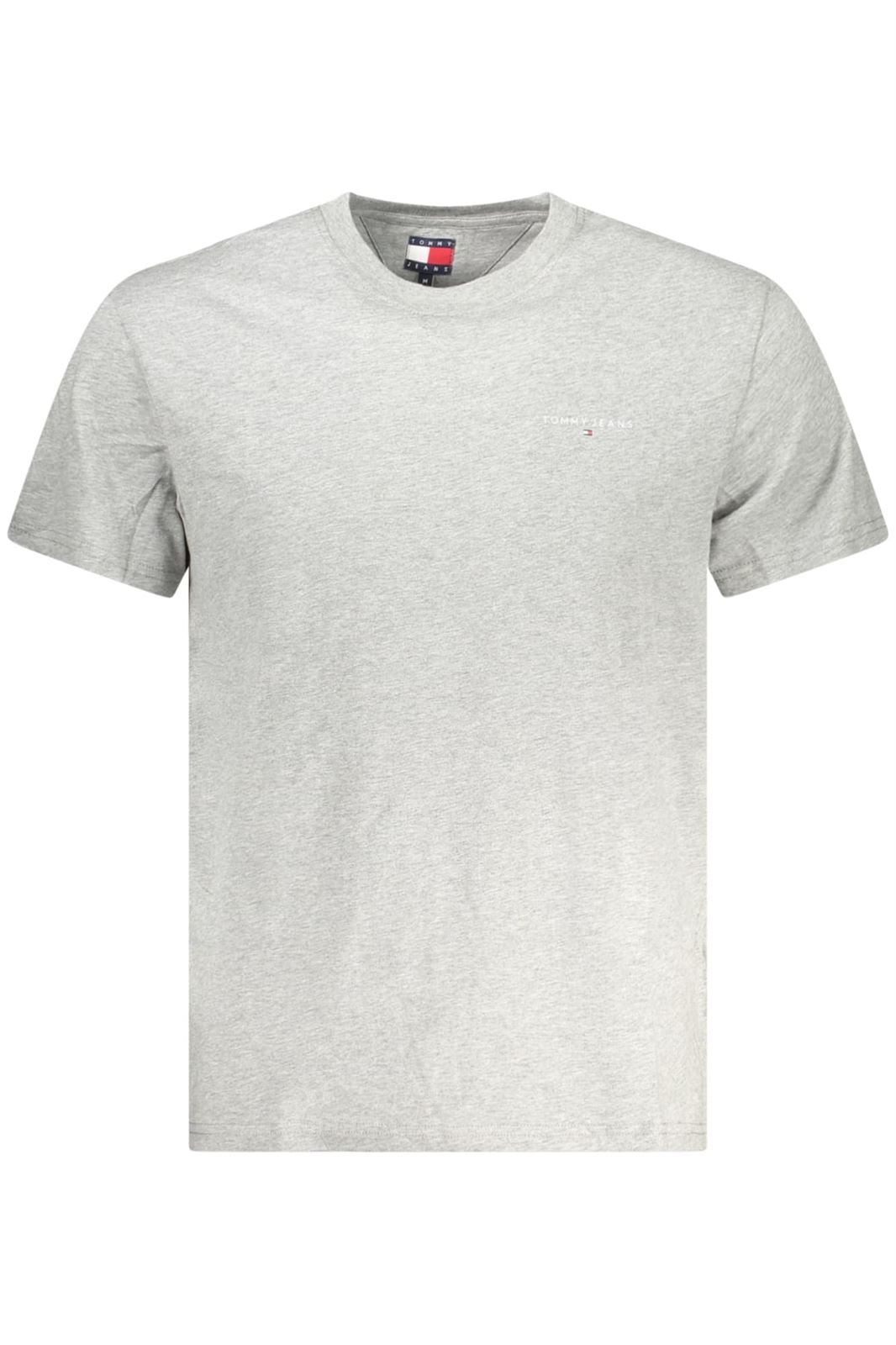 Camiseta Gris Tommy Jeans Grey Htr Tjm Slim Linear Ches DM0DM21188 P6N - Imagen 1