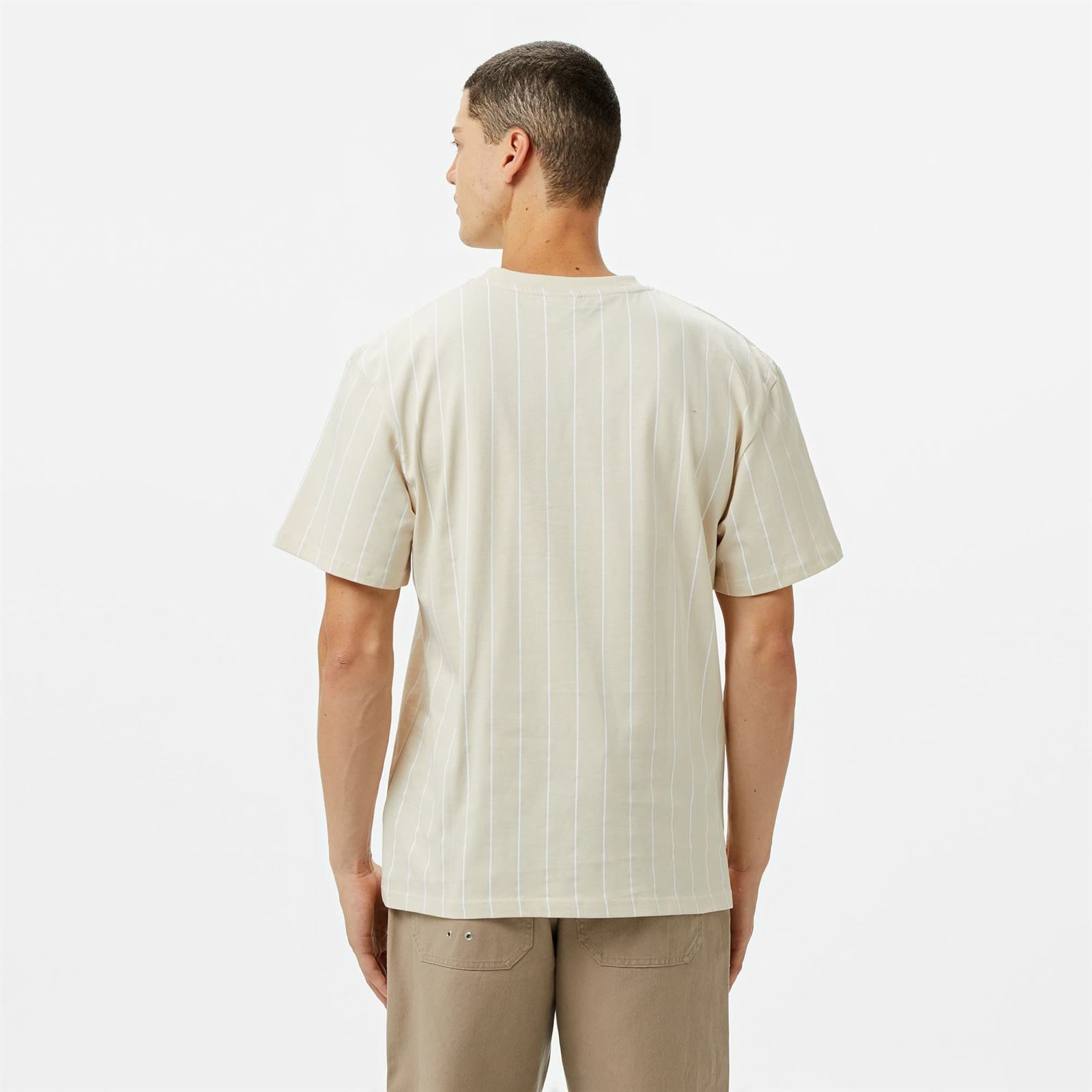 Camiseta KARL KANI 60300090 Small Signature Essential beige - Imagen 3