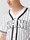Camiseta KARL KANI 6033361 KK Sarif Pinstripe Baseball shirt white/black - Imagen 2