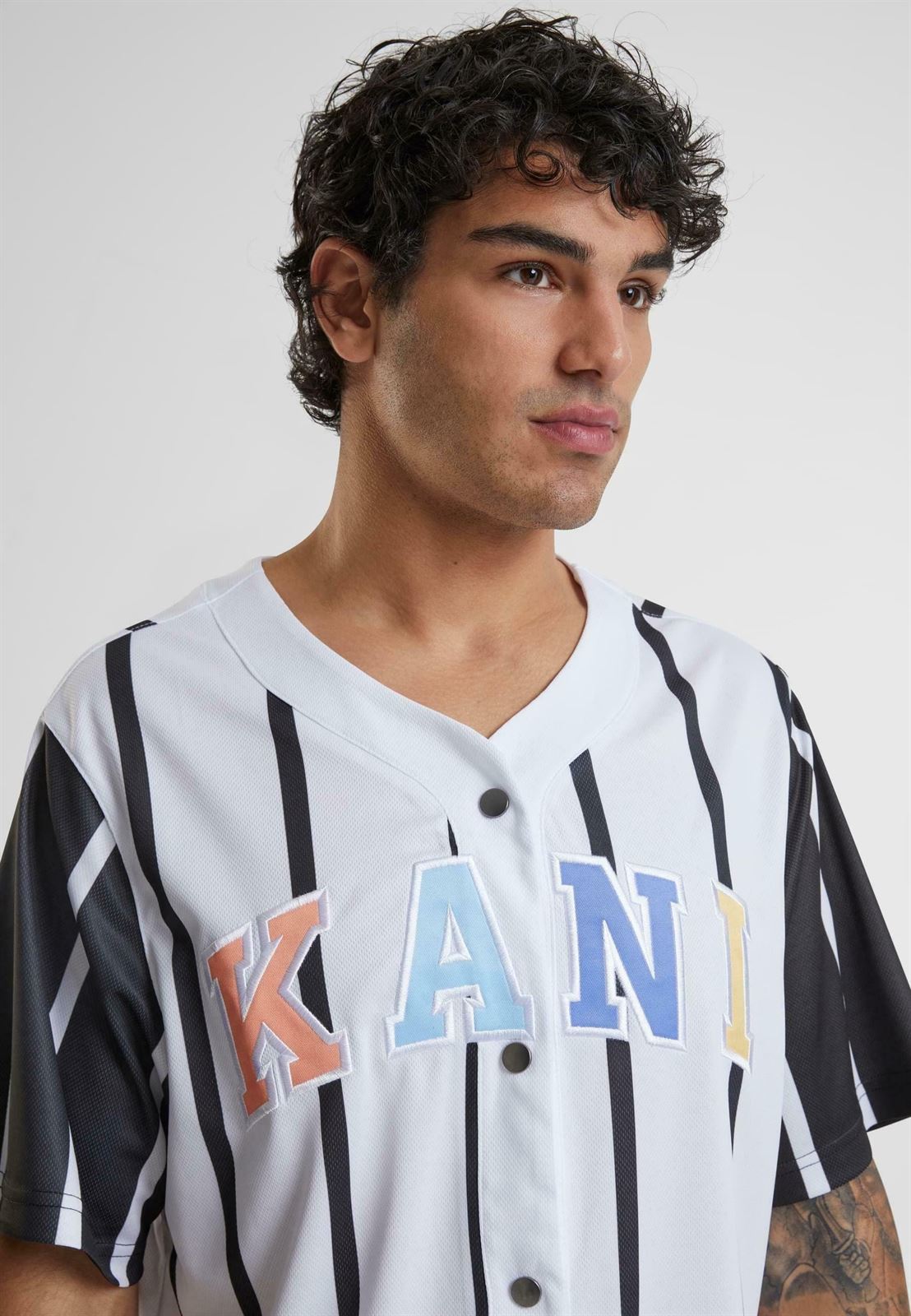 Camiseta Karl Kani 6033551 KM241-040-1 WHITE - Imagen 3