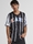 Camiseta Karl Kani 6033552 KM241-040-2 sERIF STRIPED BLOCK BASEBALL BLACK/WHITE - Imagen 1