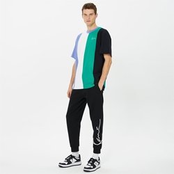 Camiseta KARL KANI 6038520 KK Chest Signature OS striped tee purple/black/green - Imagen 1