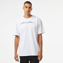 Camiseta Karl Kani 6069169 KM241-059-1 Autograph Heavy Jersey blanco - Imagen 1