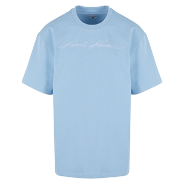 Camiseta Karl Kani 6069174 KM241-059-4 Autograph Heavy Jersey light blue - Imagen 1