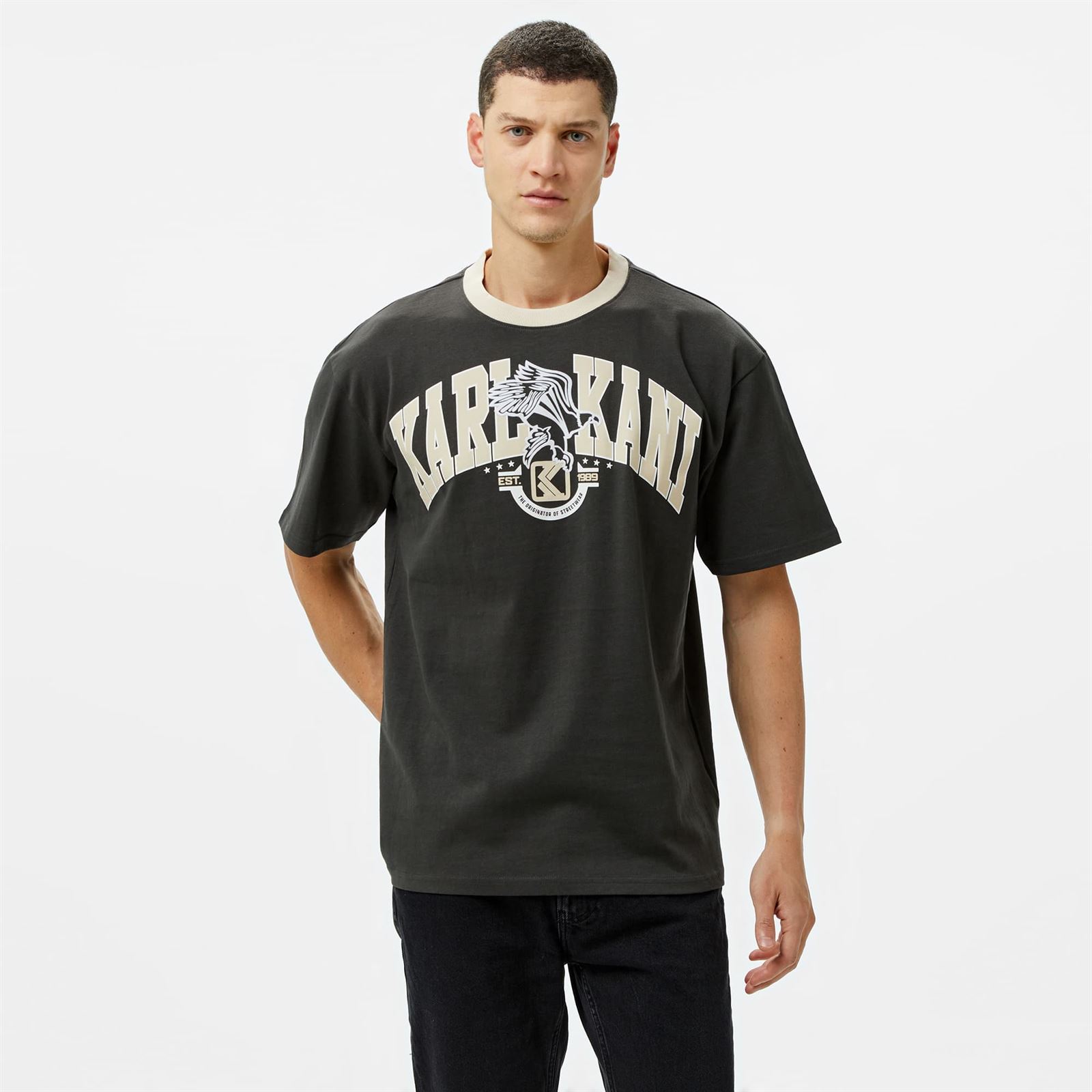 Camiseta Karl Kani Anthracite 60300106 - Imagen 1