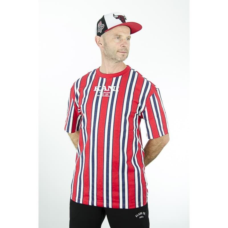 Camiseta Karl Kani KM241-034-1 6069093 RETRO STRIPED TEE Multicolor - Imagen 3