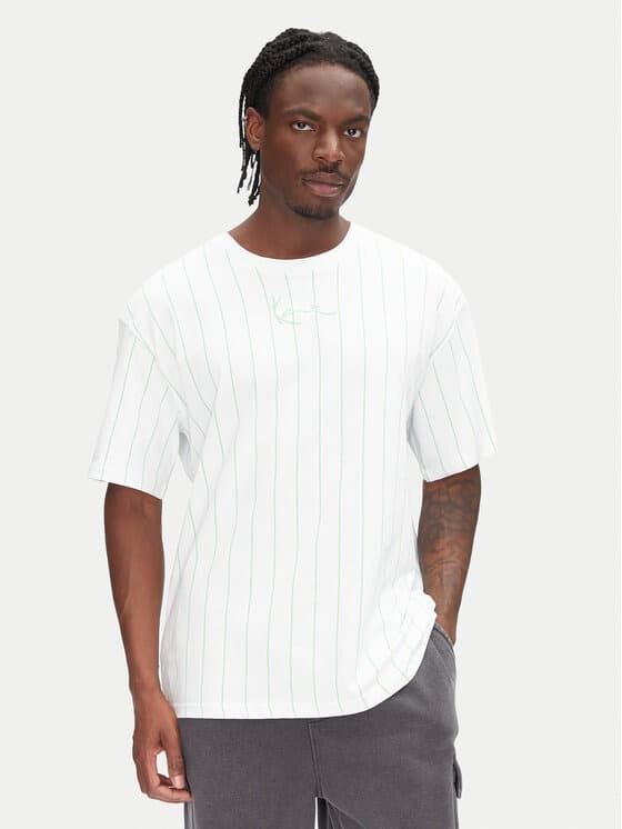Camiseta KARL KANI PD00005363 Small signature essential white - Imagen 1