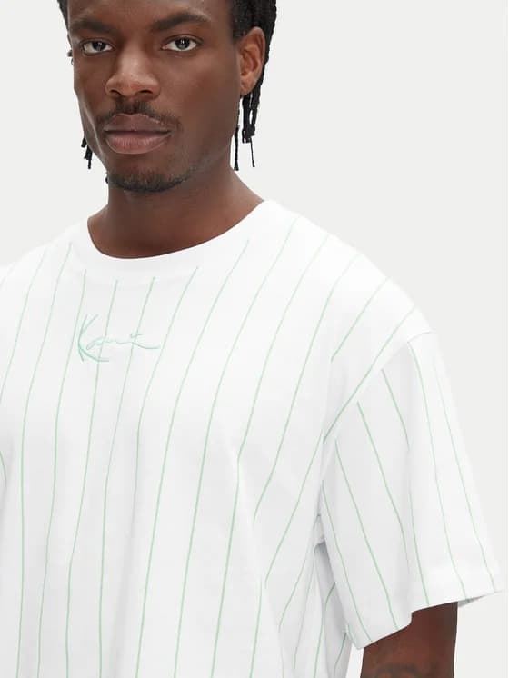 Camiseta KARL KANI PD00005363 Small signature essential white - Imagen 2