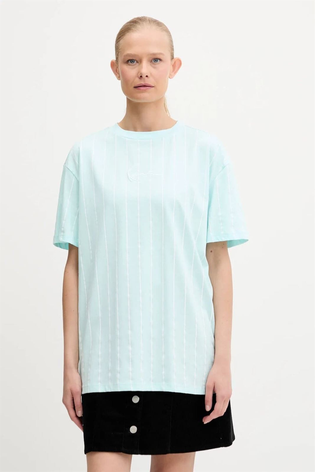 Camiseta KARL KANI PD00005464 Small signature Essential blue - Imagen 1