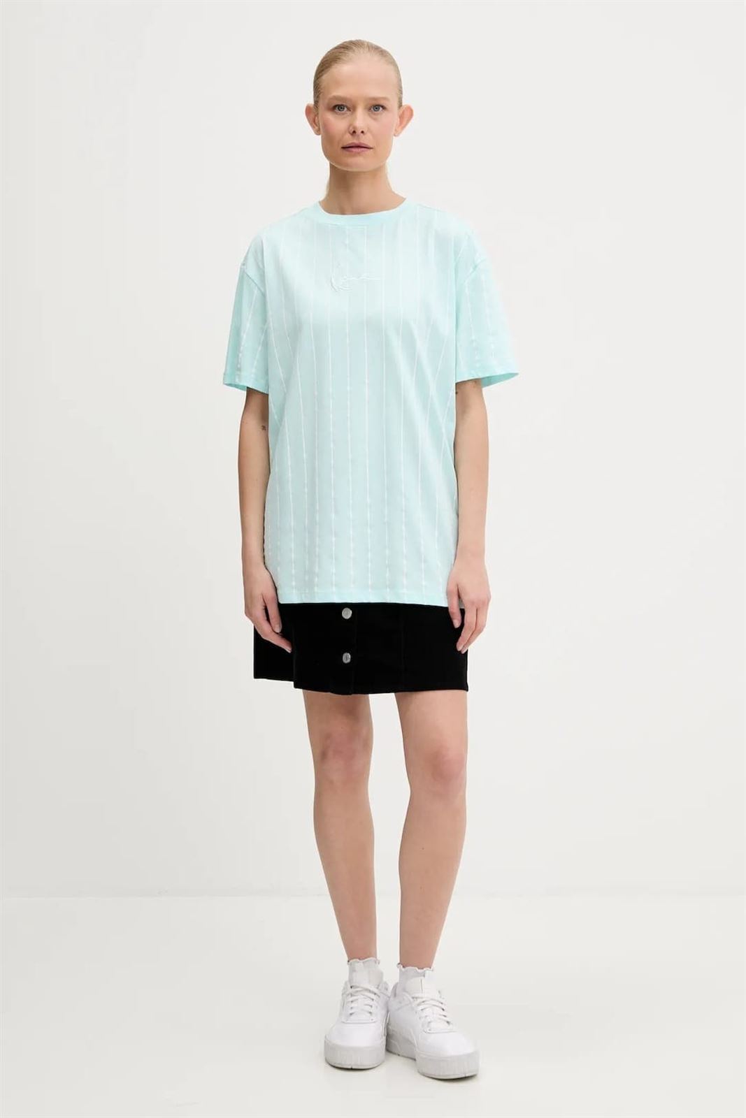 Camiseta KARL KANI PD00005464 Small signature Essential blue - Imagen 2