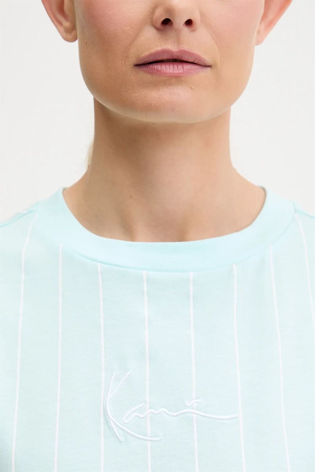 Camiseta KARL KANI PD00005464 Small signature Essential blue - Imagen 5