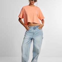Camiseta KARL KANI PD00005468 Small Signature Essential orange - Imagen 2