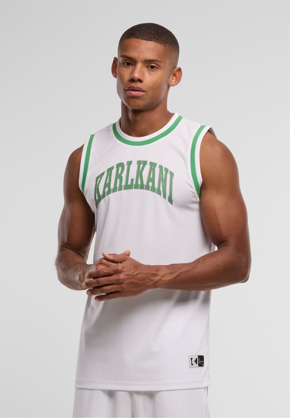 Camiseta KARL KANI PD00013981 Sport College Mesh b White - Imagen 1