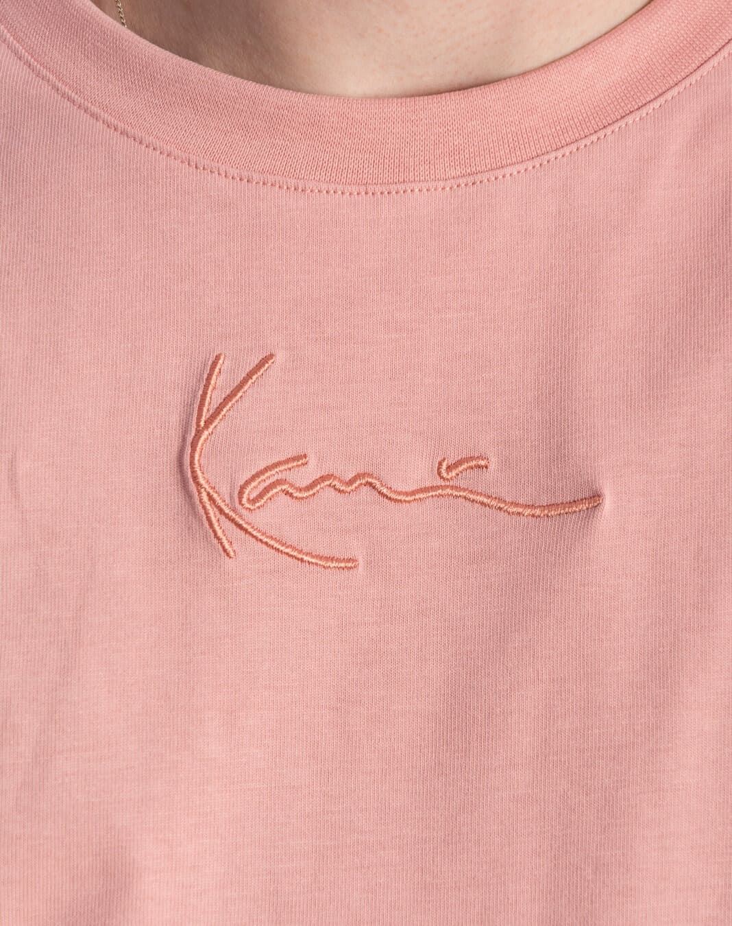 Camiseta KARL KANI PD00014026 Small Signature Essential pink - Imagen 2