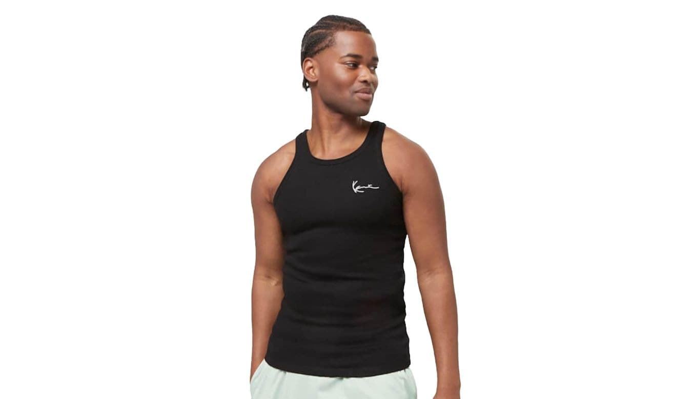Camiseta KARL KANI PD00015739 Chest Signature Essential black - Imagen 1