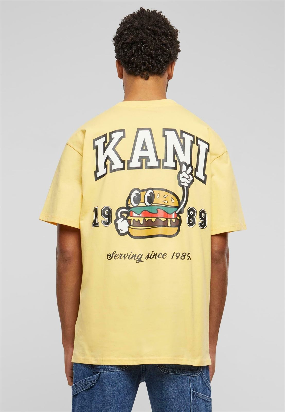 Camiseta Karl Kani Small Signature Burger Tee Yellow KM241-039-2 6069104 - Imagen 2