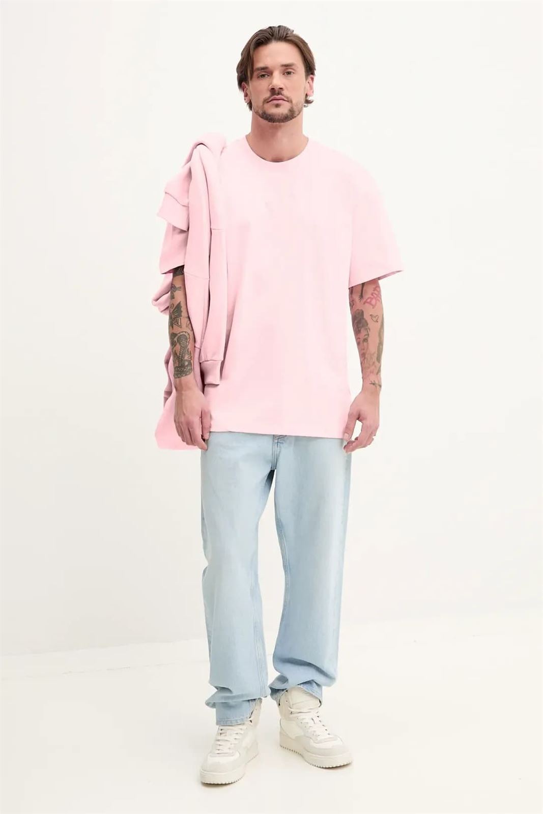 Camiseta Karl Kani Small Signature Esse 60300337 pink - Imagen 2
