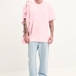 Camiseta Karl Kani Small Signature Esse 60300337 pink - Imagen 2