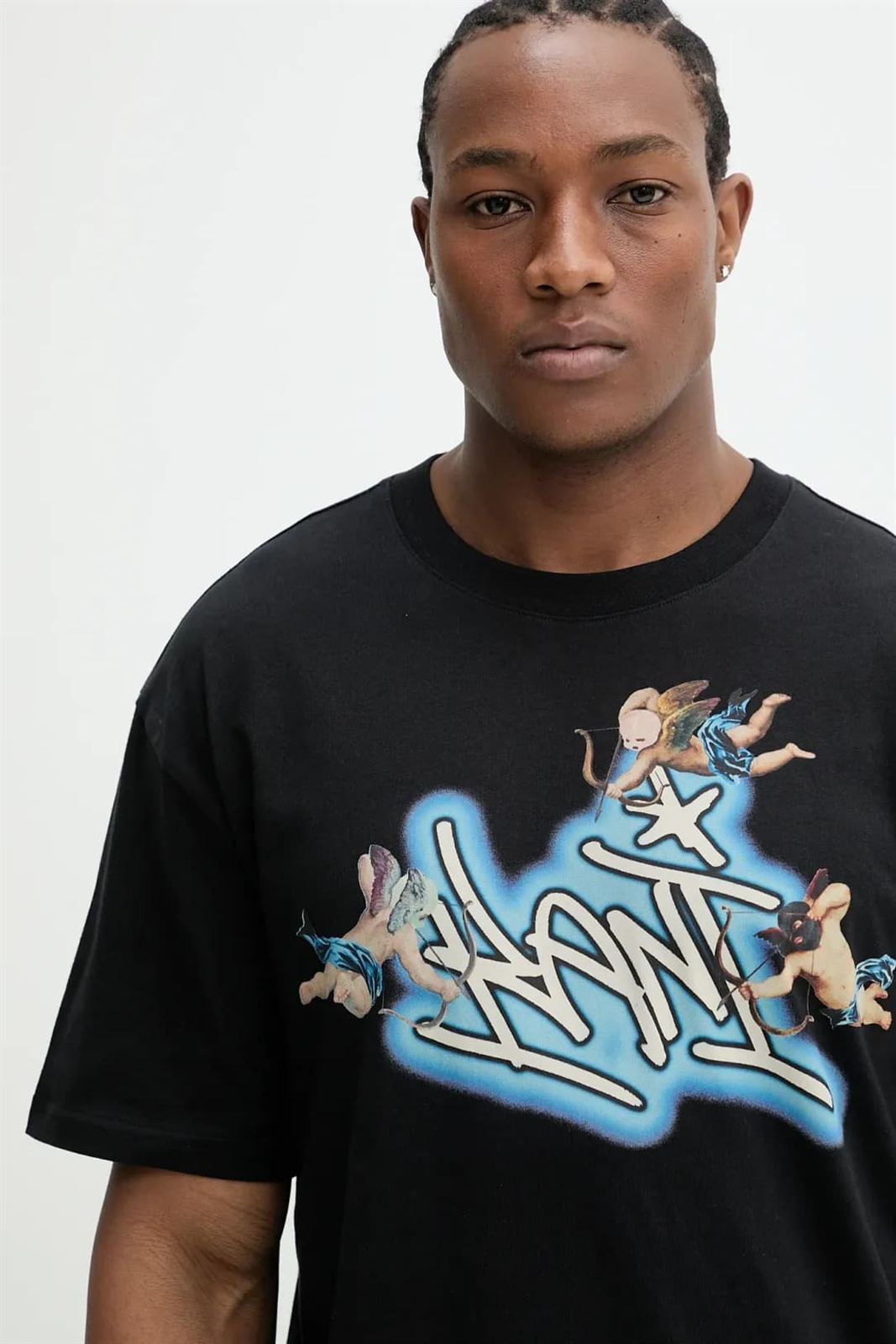 Camiseta Karl Kani Woven Signature Airb black 60300352 - Imagen 4