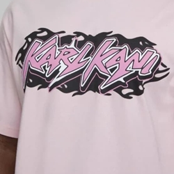 Camiseta Karl Kani Woven Signature Kani pink 60300354 - Imagen 1