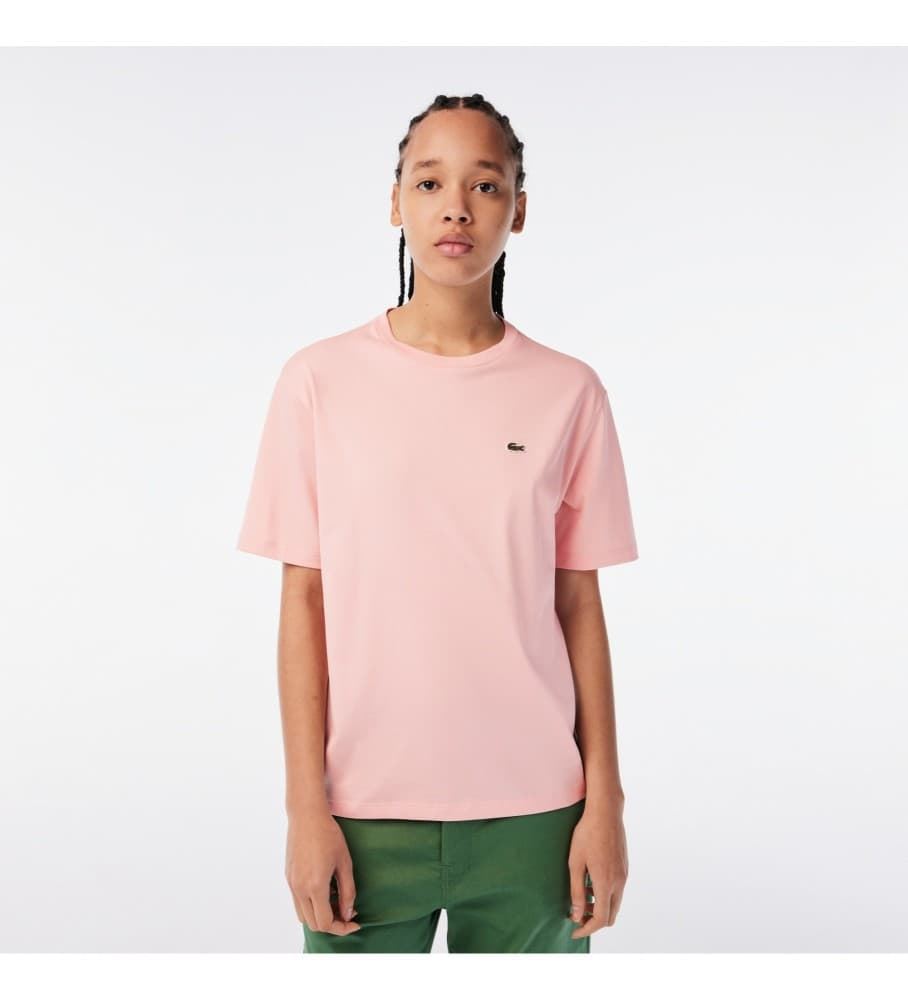 Camiseta Lacoste TF5441 00 KF9 rosa - Imagen 1