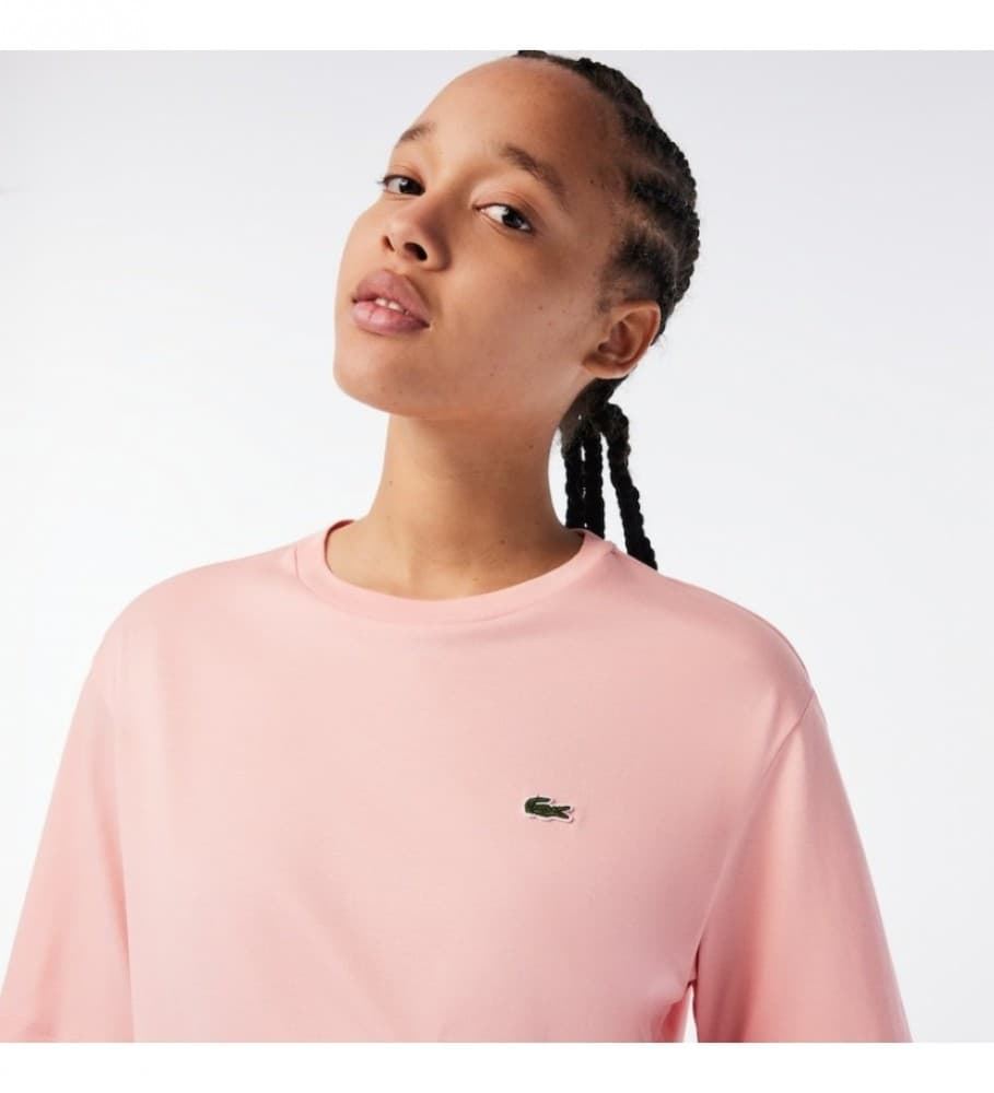 Camiseta Lacoste TF5441 00 KF9 rosa - Imagen 2