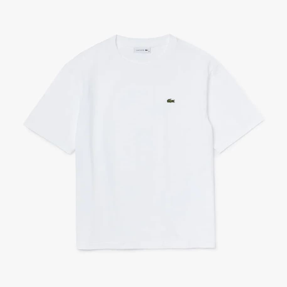 Camiseta Lacoste TF5441-blanco chica - Imagen 4