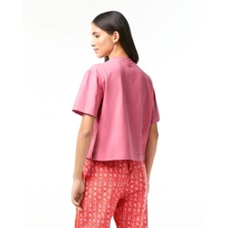 Camiseta LACOSTE TF5599 00 2R3 rosa - Imagen 2