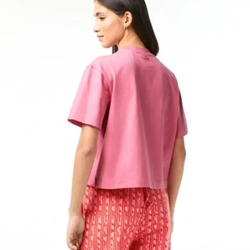 Camiseta LACOSTE TF5599 00 2R3 rosa - Imagen 2