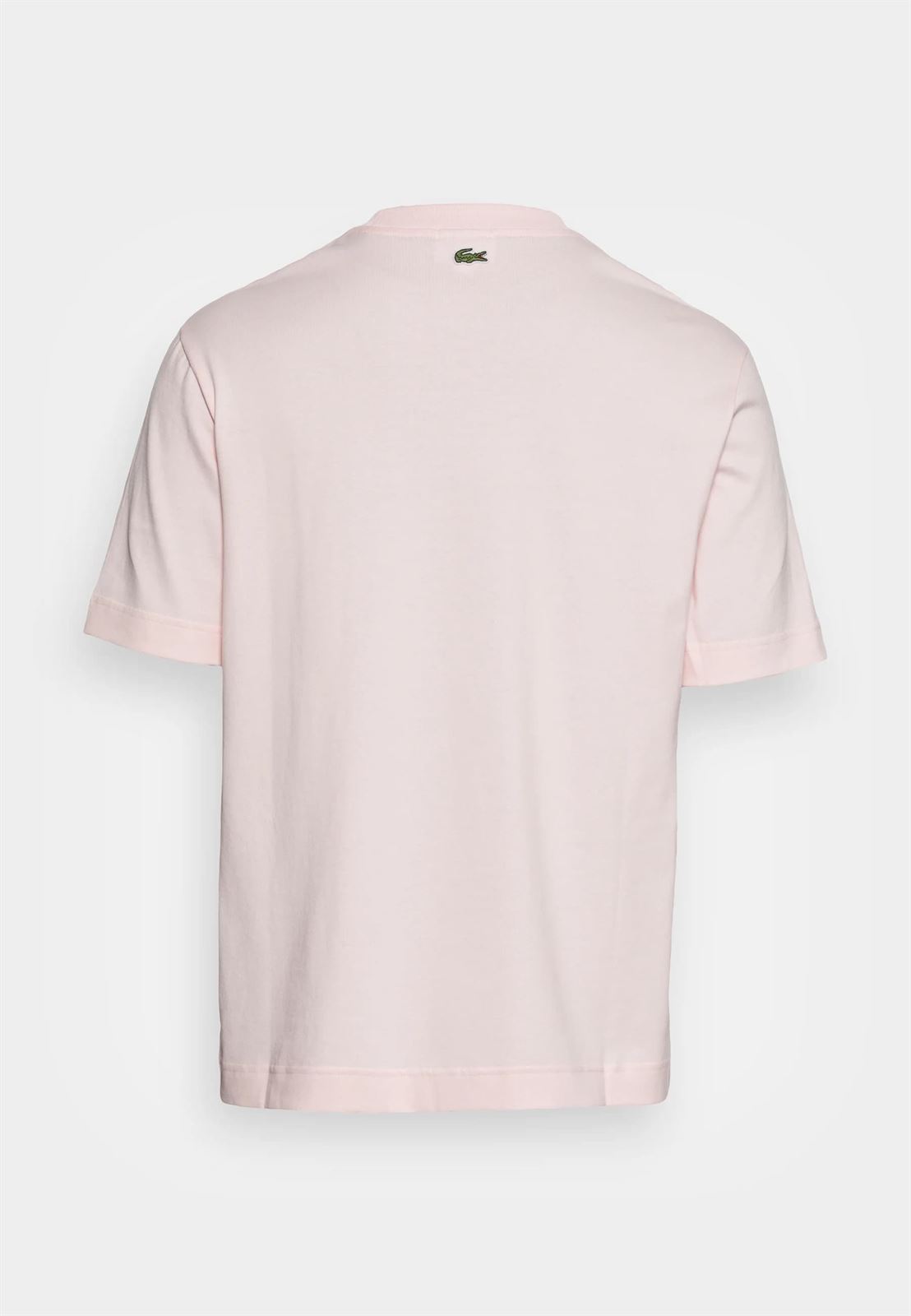 Camiseta Lacoste TF5606 00 ADQ rosa - Imagen 2