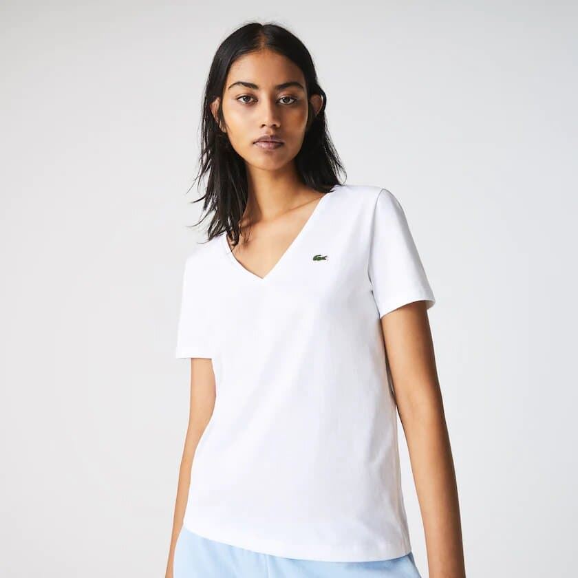 Camiseta Lacoste TF8392 00 001 blanco - Imagen 1