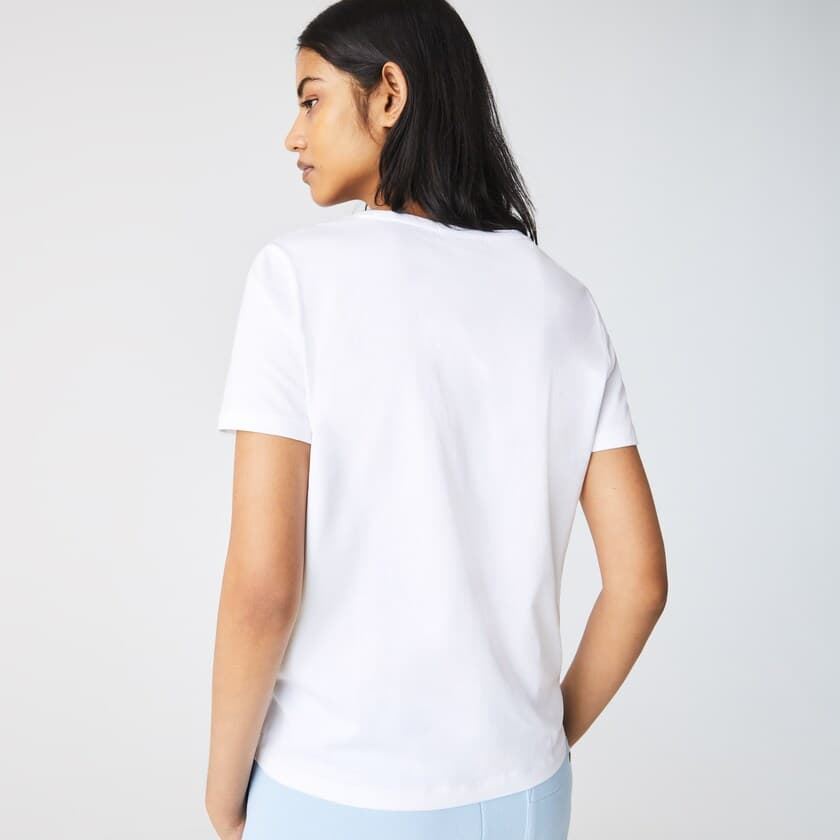 Camiseta Lacoste TF8392 00 001 blanco - Imagen 3