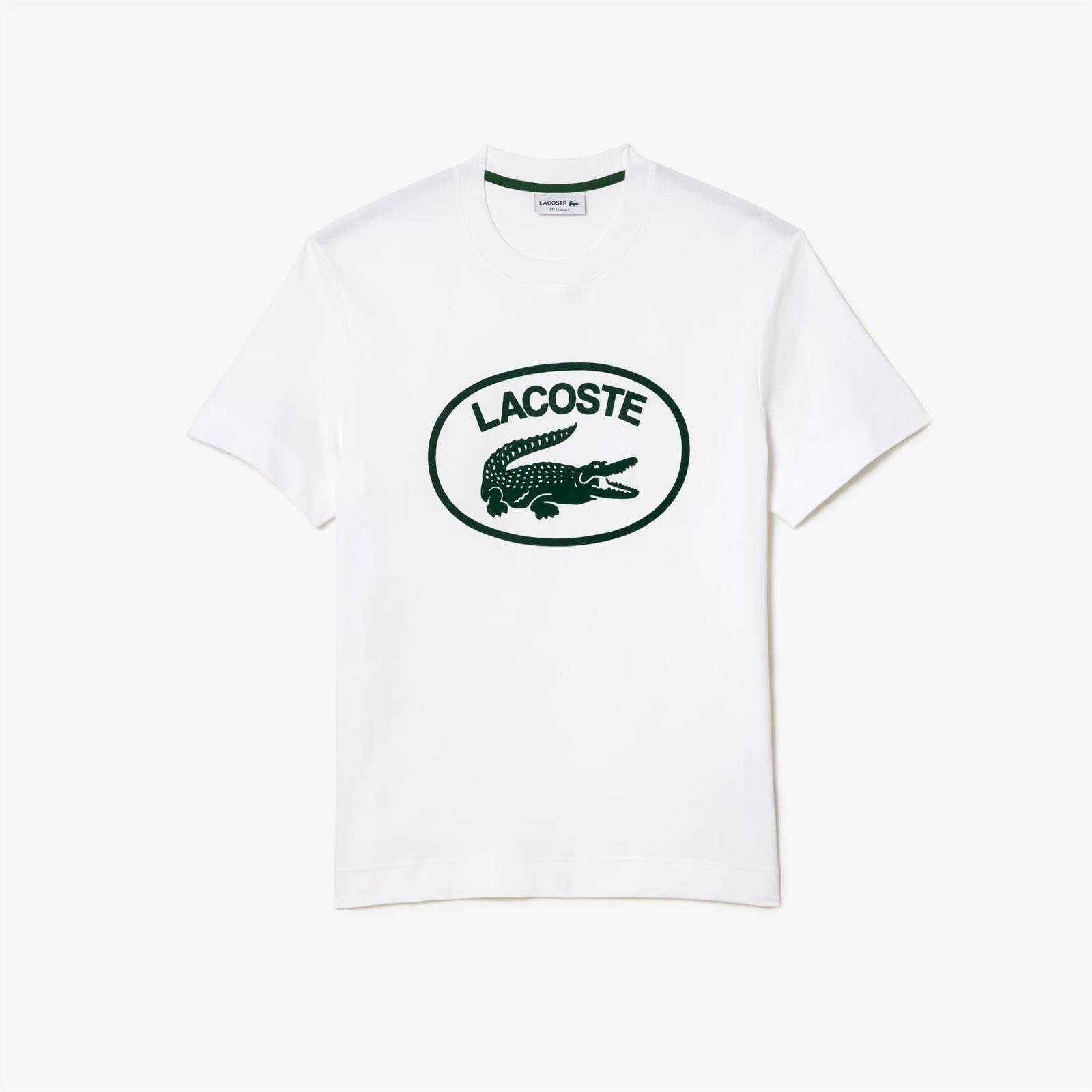 Camiseta Lacoste TH0244 00 737 blanco - Imagen 2