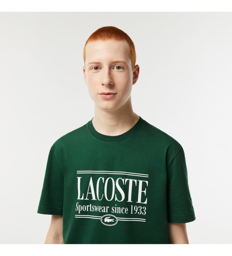 Camiseta Lacoste TH0322 00 132 verde - Imagen 2