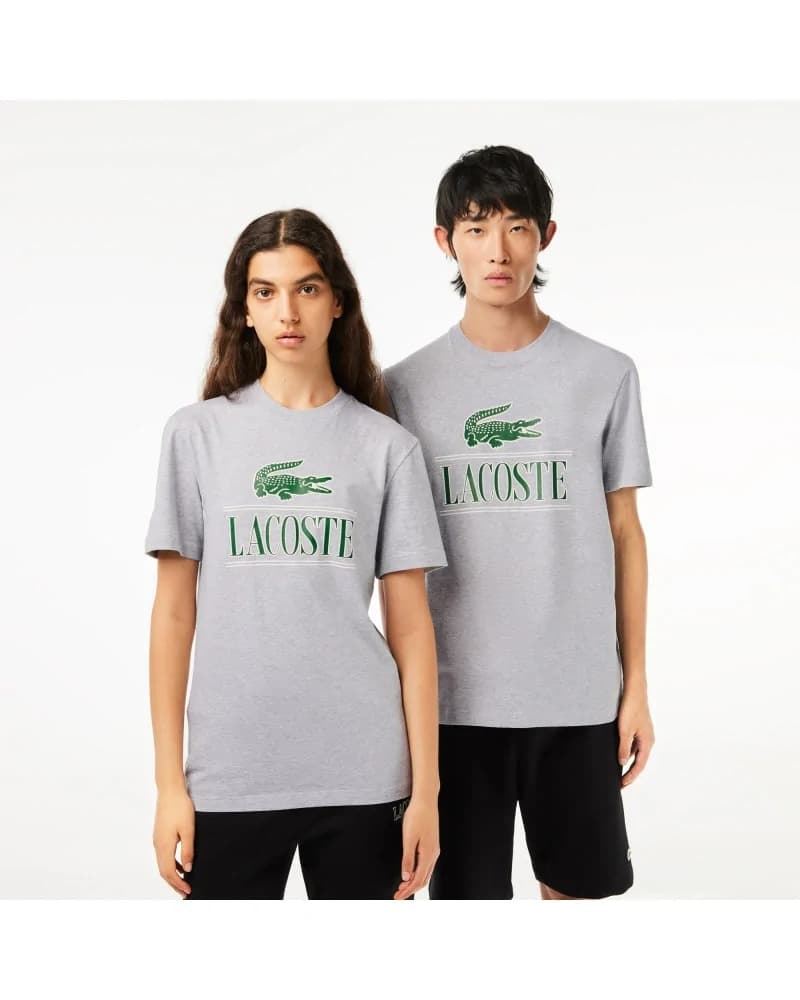 Camiseta Lacoste TH1218 00 CCA gris - Imagen 4