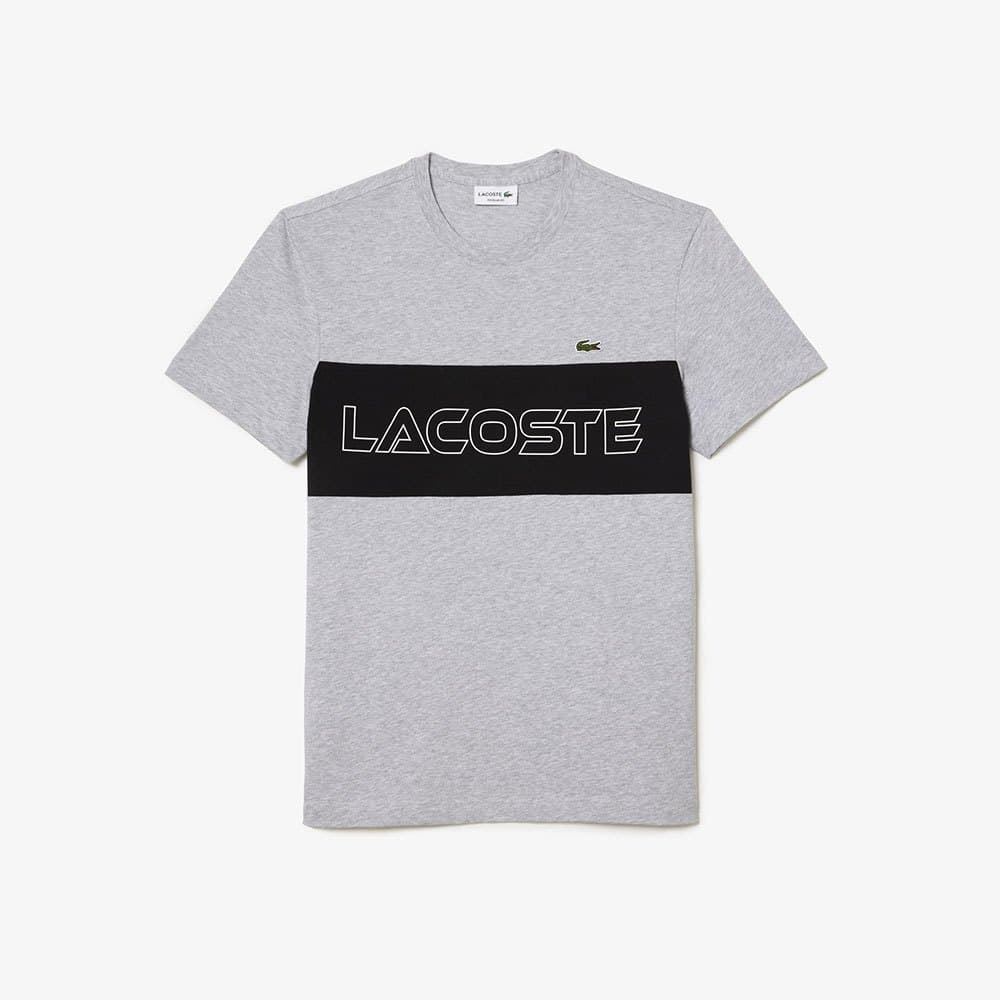 Camiseta Lacoste TH1712 00 80P argent chine/noir - Imagen 2