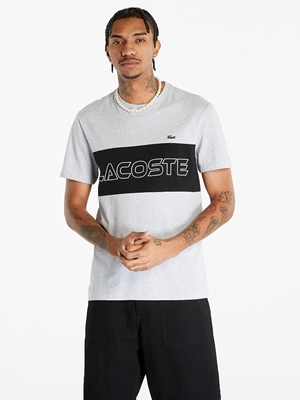Camiseta Lacoste TH1712 00 80P argent chine/noir - Imagen 1