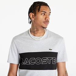 Camiseta Lacoste TH1712 00 80P argent chine/noir - Imagen 2