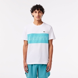 Camiseta Lacoste TH1712 00 RI6 blanc/anse - Imagen 1