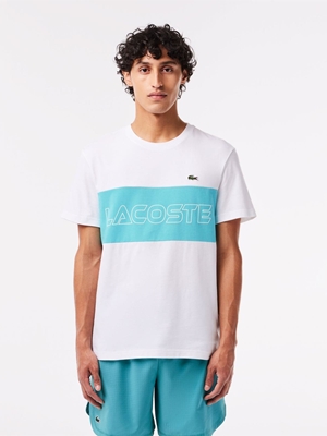 Camiseta Lacoste TH1712 00 RI6 blanc/anse - Imagen 1