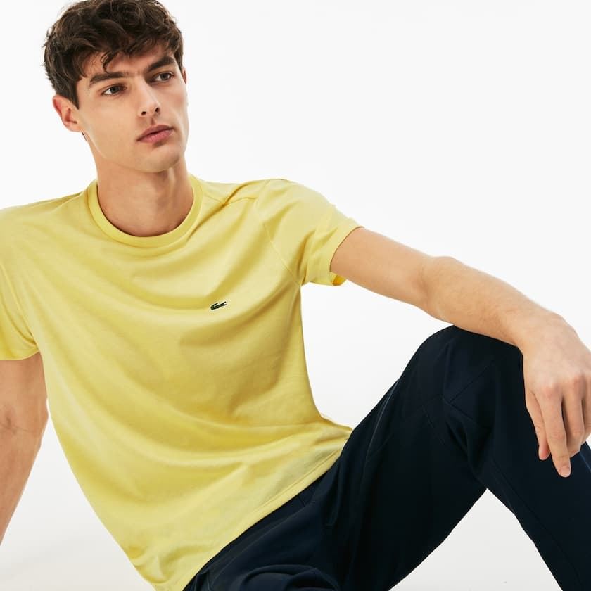 Camiseta Lacoste TH2038 00 107 amarillo - Imagen 1