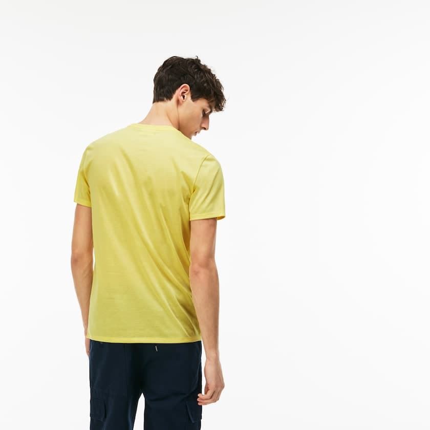 Camiseta Lacoste TH2038 00 107 amarillo - Imagen 2