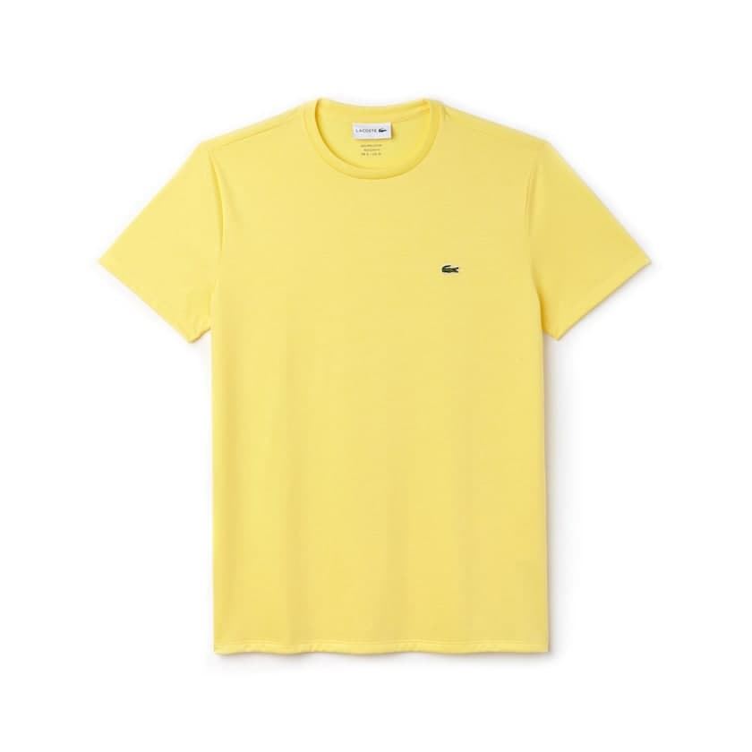Camiseta Lacoste TH2038 00 107 amarillo - Imagen 3