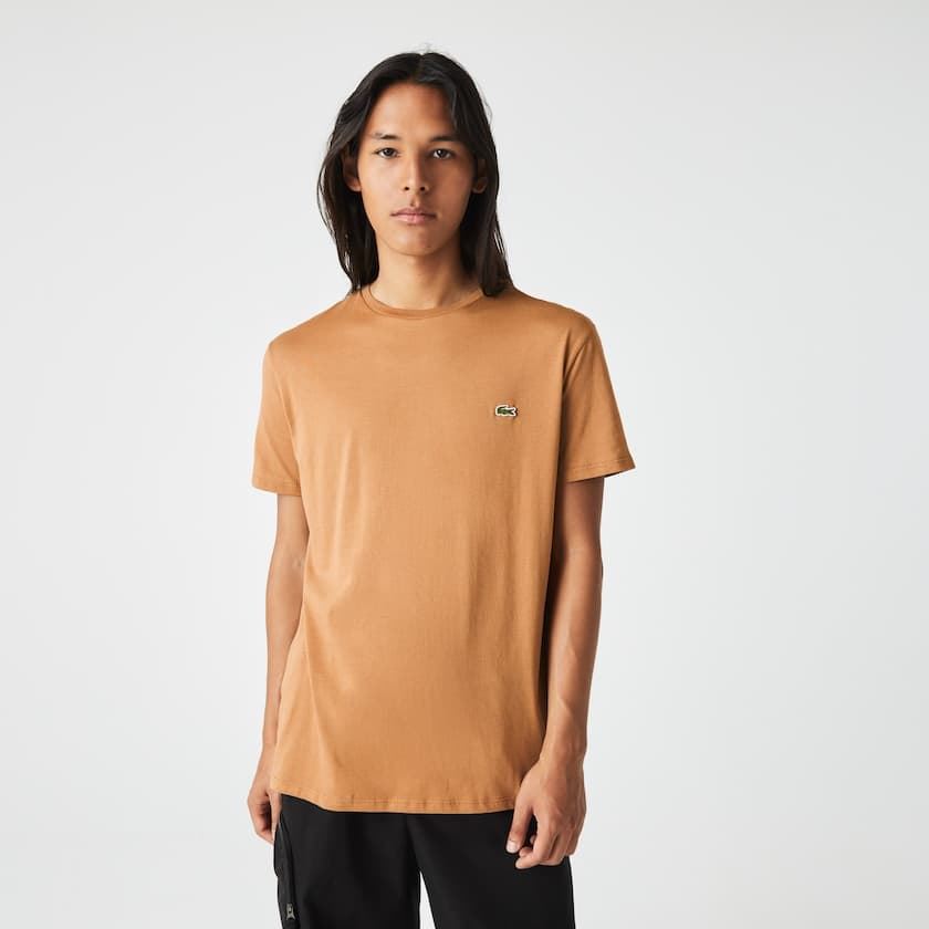 Camiseta Lacoste TH2038 00 CB8 marrón - Imagen 2