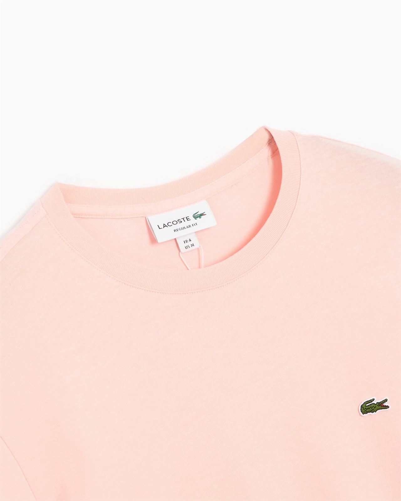 Camiseta LACOSTE TH2038 00 KF9 rosa - Imagen 2