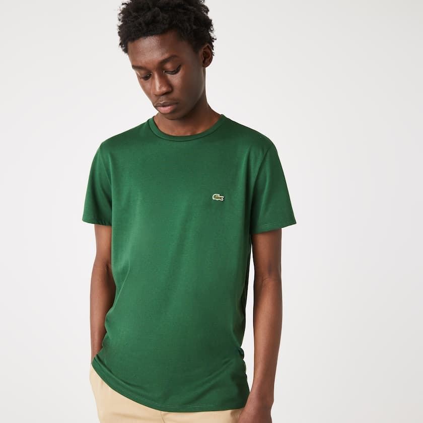 Camiseta Lacoste TH2038 00 LGF verde - Imagen 1